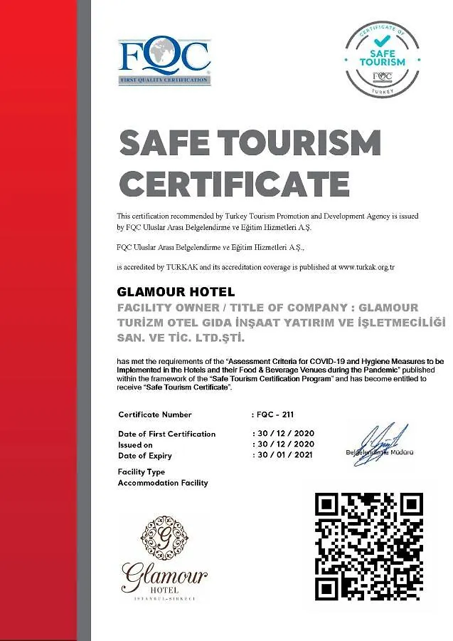 Glamour Hotel Istanbul